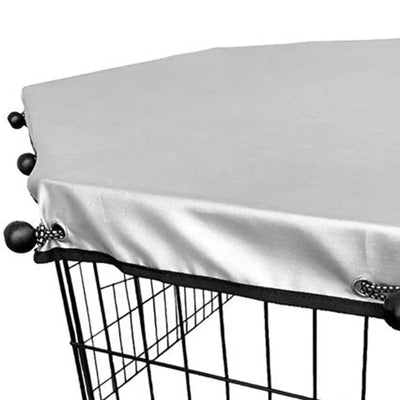 Playpen Cover Puppy Playpen Cover Sun Rain Proof Cover Playpen Cover Fits 8 Panels Dog Pen For Outdoor And Indoor Escape-Proof