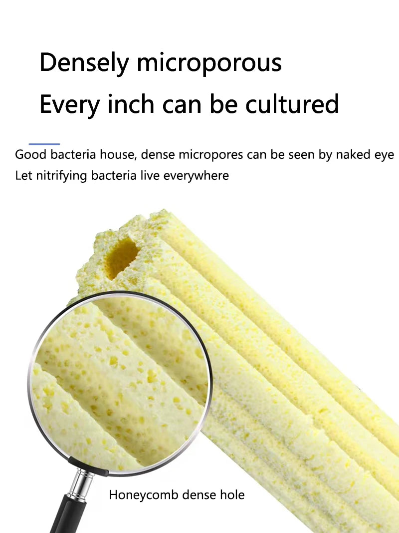 5Pcs Aquarium Filter Nano Biochemical House Media Nitrifying Bacteria Fish Tank Accessories For Aquarium Water Cleaning Medias