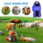 Calf Blanket Blue Waterproof Livestock Protector Blanket Oxford Fabric Thickened Calf Coat Calf Warmer Soft Protector Jacket