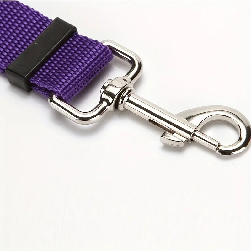 Ring Dog Car Seat Belt Durable Nylon Dog Seat Belt For Small Large Dogs Adjustable Lead Puppy Travel Car Safety Rope