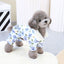 Thicken Warm Padded Dog Jumpsuit for Small Dogs, Chinese Style Floral Pattern Pet Costume Sherpa Lined Dog Winter Clothes