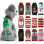 Christmas Dog Clothes Winter Dog Sweater Knitted Warm Coat Pet Clothing for Small Medium Dogs Costume Striped Print Dog Pullover