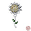 Fit Pandora 925 Original Bracelet 925 Silver Plate Flower Bird Series Charms Beads For Women Fashion DIY Jewelry Gifts Making