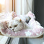 Foldable Cat Window Perch Bed Hammock Cat Window Wall Perch Hammock Seat with 4 Strong Suction Cups