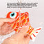 Flopping Fish Cat Toy Realistic Lucky Koi Electric Floppy Fish Toy For Cats Cat Enrichment Toys 300mAh Interactive Pet Supplies