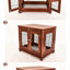 Cross-border new pet waterproof solid wood dog cage thickened pine golden retriever dog cage pet nest indoor high-end dog villa
