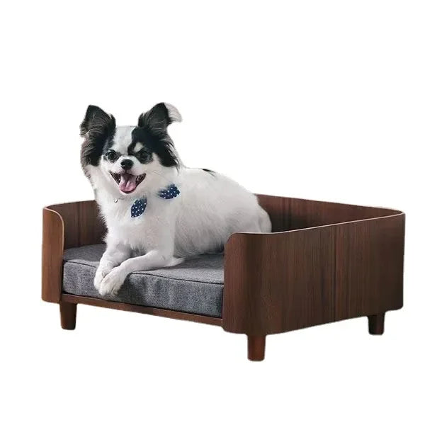 Wooden Kennel Dog Bed Teddy Kennel Golden Retriever Dog Pet Bed Large Medium Small Dog Cat Nest