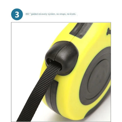 Pet automatic leash 3/5 meters, convenient for walking dogs, firm and not easy to break free, suitable for both cats and dogs