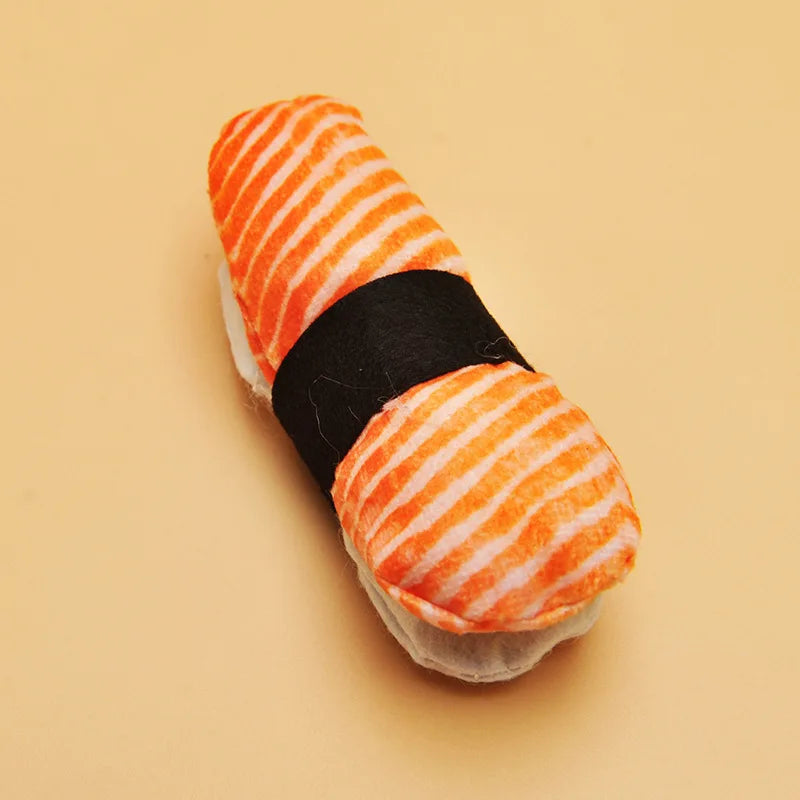 Simulation Catnip Sushi Shape Cat Toy