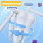 Pet Toothbrush Kitten Tooth Brushes Small Cats Safe Dog Oral Care Odorless Cat Tooth Care Brush With Anti-Slip Handle Pet Teeth