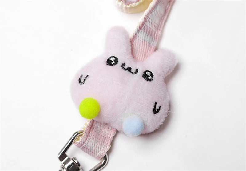 Cartoon Nylon Pet Dog Collar Accessories Anti Break Cat Small Puppy H-Shaped Harness Leash Set Travel Chihuahua Pet Accessories