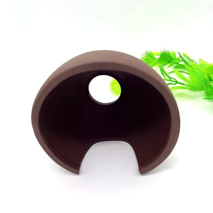 Large Ceramic Aquarium Decoration Fish Shrimps Shelter House Pottery Scorpion House Canister Simulation Stone Fish Tank Decors