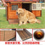 Outdoor Solid Wood Labrador Kennel Waterproof Small Medium Large Dog Cage Golden Retriever Teddy Kennel