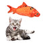 Cat Toys Fish USB Charger Fish Interactive Electric Floppy Fish Cat Toy Realistic Pet Cats Chew Bite Toys Pet Supplies Cats Dog