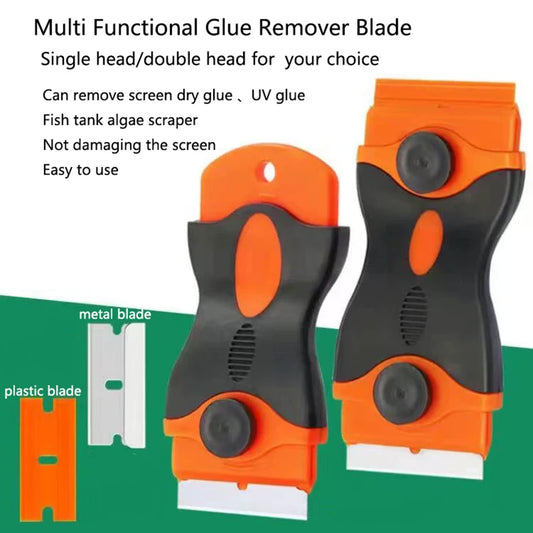 Plastic/Metal Aquarium Algae Remover Scraper for Car Window Vinyl Film Sticker Cleaning Glass Ceramic Dust Dirty Remover Tool