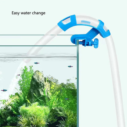 1Pc Blue Aquarium Water Tube Holder Water Pipe Hose Mount Bracket for 8-16mm Pipe Water Tubes Fixed Clip Fish Tank Hose Clamp