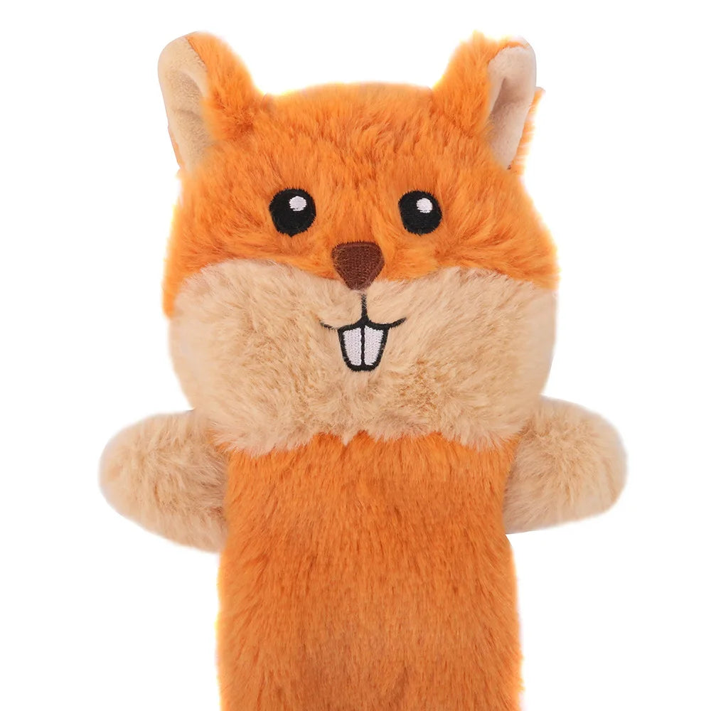 Dog Plush Toy Plush And Unfilled Animal Skins Squeak And Make Noise Squirrel Toys Sound Interactive Dog Toys Fleece Squeak Toys
