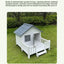 Cat Villa Wooden Kennel Outdoor Rainproof Dog House Cold Proof Dog Shed Courtyard Dog Outdoor House Cage