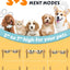 Elevated Dog Bowls Bamboo Tilted Adjustable Dogs Feeder Stand with Stainless Steel Food Bowls for Puppies Cats Pet Accessories
