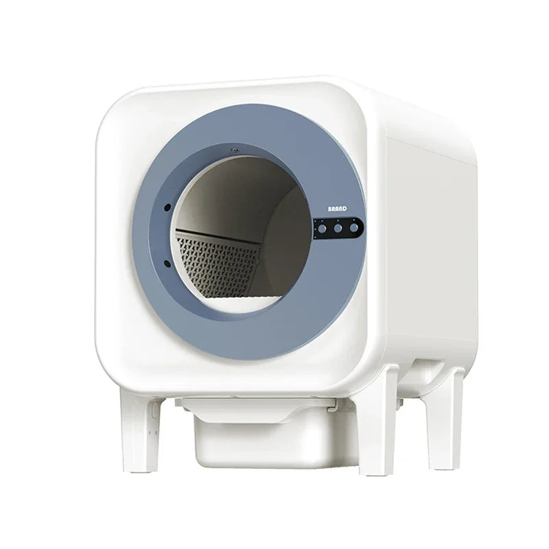 Mascotas accesorios Extra Large Smart Cat toilet Low Noise Automatic Cleaning Cat Litter Box with App Remote Control