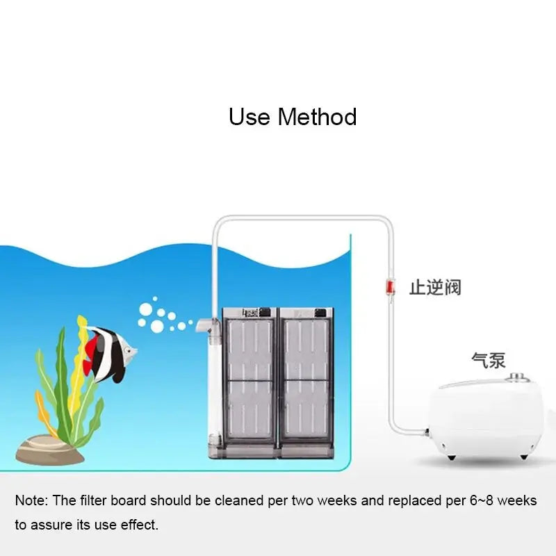 Thin Activated Carbon Sponge Filter for Aquarium Fish Tank Shrimp Pond Air Pump Biochemical Filtration Aquarium Accessories New