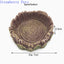 Resin Aquarium Pet Reptile Feeder Bowl Basin Food Water Pot Reptile Turtle Tortoise Scorpion Lizard Crabs Supplies 10cm