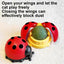 Cat Catnip Ball Toy Wall Mounted Ladybug Shape Kitten Chew Toy Edible Toy Ball With Catnip Cat Teething Toys For Indoor Outdoor
