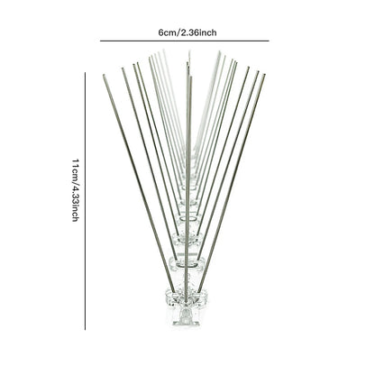 10pcs/box Gardening Bird Repellent, Stainless Steel for Home Balcony to Prevent Bird Repellent