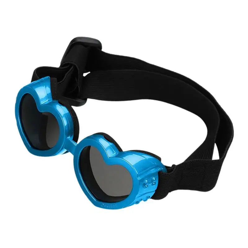 Heart-shaped Dog Sunglasses UV Protection Sun Glasses With Adjustable Strap Anti-Fog Goggles  Puppy Outdoor Eyes Protections