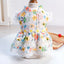 Cute Floral Puppy Dog Cat Princess Lace Dress Skirt Summer Pet Dresses for Small Dogs Poodle Pomeranian mascotas Clothes vestido