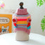 Striped Color Pet Dog Sweaters High Collar Warm Winter Clothes for Small Medium Puppy Knitted Sweatshirt New Year Winter Coat