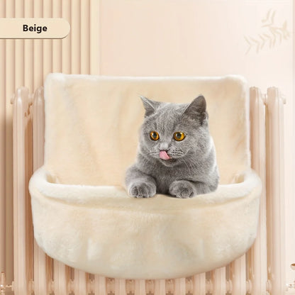 Pet Hanging Cat Bed Removable Cat Hammock Pet Bed for Radiator Cradle Hammock Durable Metal Frame Bed Cat Accessories Up to 30kg