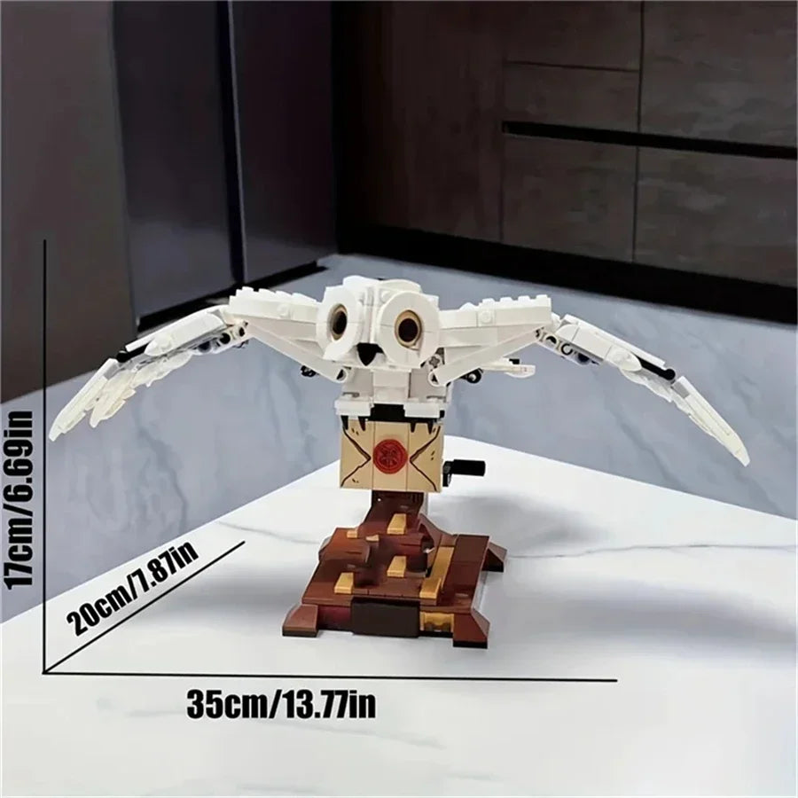 New Magic Movie Fire Phoenix Chinese Fly Divine Beast Building Blocks Bricks Mythical Animal Bird Model Assembled Toy Kid Gifts