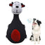 Squeaky Dog Toys Latex Dog Chew Toy Animal Bowling Shape Interactive Squeaky Puppy Toys For Pet Dog Training Playing Chewing