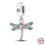 Fit Pandora 925 Original Bracelet 925 Silver Plate Flower Bird Series Charms Beads For Women Fashion DIY Jewelry Gifts Making