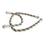 Pet Bird Bite Toys Parrot Color Cotton Rope Toys Elastic Parrot Climbing Toys Sturdy Bird Swing Harness Cage Pet Toy Swing Stand
