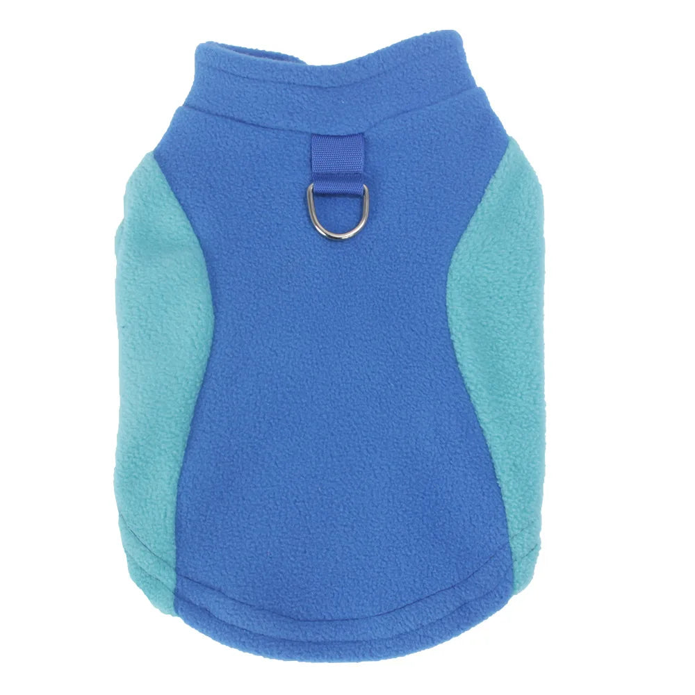 Fleece Vest Dog Sweater Warm Pullover Fleece Dog Jacket Winter Dog Clothes for Small Medium Dogs, Cold Weather Coat Pet Apparel
