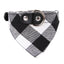 Pet Neckerchief Adjustable Strap Dog Bandanas Collars for Small Large Dogs Puppy Pet Products Plaid Scarves Pet Cat Accessories