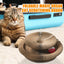 Magic Organ Cat Scratcher Organ Cardboard Scratching Board with Toy Bell Indoor Cat Grinding Claw Scratching Board Interactive