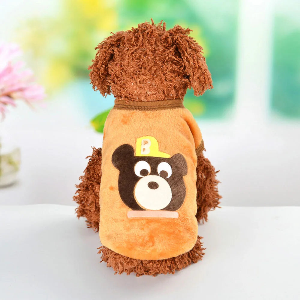 Guinea Pig Clothes Small Animal Rabbit Cat Warm Vest Cozy T-Shirt for Guinea Pig Ferret Bunny Kitten Chihuahua and Small Animals