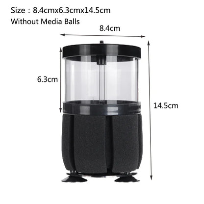 1Pcs Black Aquarium Filter for Aquarium Fish Tank Air Pump Skimmer Biochemical Sponge Filter Aquarium Bio Filters Filtro Aquario