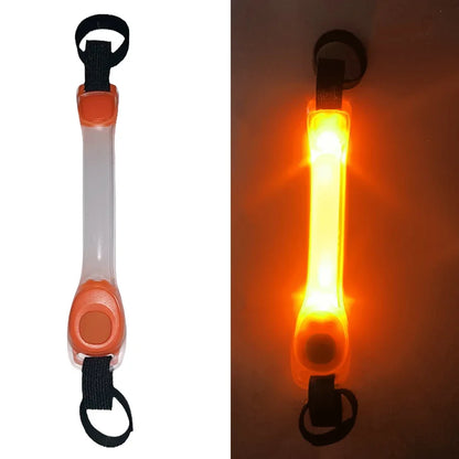 Dog Anti Lost Safety Glowing Collar Multi-Color Pendant Outdoor Waterproof Warning Led Flashing Light Strip Pet Traction Supplie