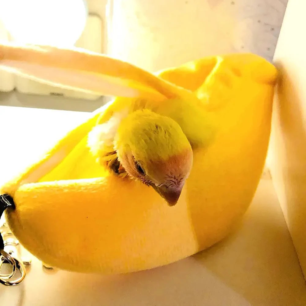 Cute Hamster Bird Cage Hammock Winter Warm Little Pet House Home for Sugar Glider Chipmunks Parrot mascotas Sleeping Bags Beds