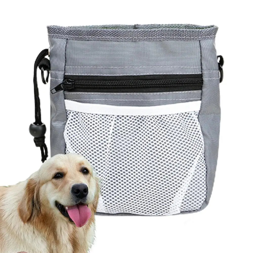 Dog Treat Bags Training Pouch Clip On Pet Treat Pouch Built-in Poop Bag Dispenser Treat Pouches For Pet Toys Kibble Treats