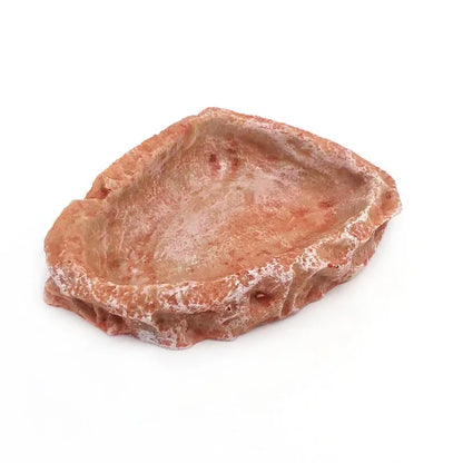 Large Size Resin Aquarium Pet Reptile Feeder Bowl Basin Food Water Pot Reptile Turtle Tortoise Scorpion Lizard Crabs Supplies