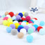 Interactive Launch Training Cat Toys Creative Kittens Mini Pompoms Games Stretch Plush Ball Toys Cat Supplies Pet Accessories