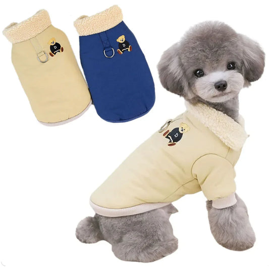 Windproof Dog Winter Coat Waterproof Dog Jacket Warm Dog Apparel Cold Weather Pet Clothing with Fleece Lined for Small Dogs Cats