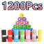 1200pcs Random Color Cartoon Paw Graphic Dog Poop Bags Pet Poop Bags Leak-Proof Dog Waste Bags For Pet Supplies