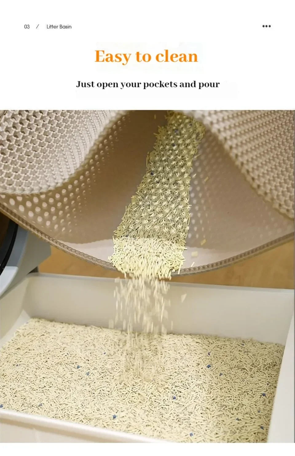 Large Cat Litter Mat Double Layer Cat Litter Pad Waterproof Anti-Slip Sand Bowl Filter Mat Sandbox Mat for Cat Cats Products