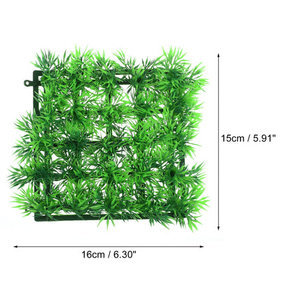 UXCELL Aquarium Artificial Plastic Lawn Water Weeds Ornament Grass for Fish Tank Landscape Plants Decoration Accessories